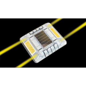 CATEYE ルミナスアイ・マイティ ソーラー式点滅 両面 黄 ( LE-260A ) (株)キャットアイ｜orangetool