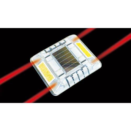 CATEYE ルミナスアイ・マイティ ソーラー式点滅 両面 赤 ( LE-260R ) (株)キャッ...