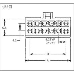 molex 5557リセ ハウジング 極数2(...の詳細画像1