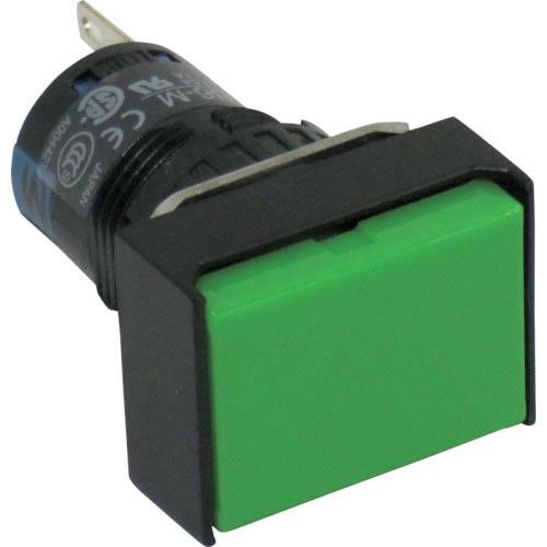 IDEC φ16長角形押しボタンスイッチ ( AB6H-M1G ) IDEC(株)