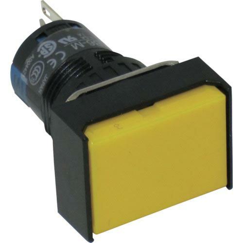 IDEC φ16長角形押しボタンスイッチ ( AB6H-M1Y ) IDEC(株)