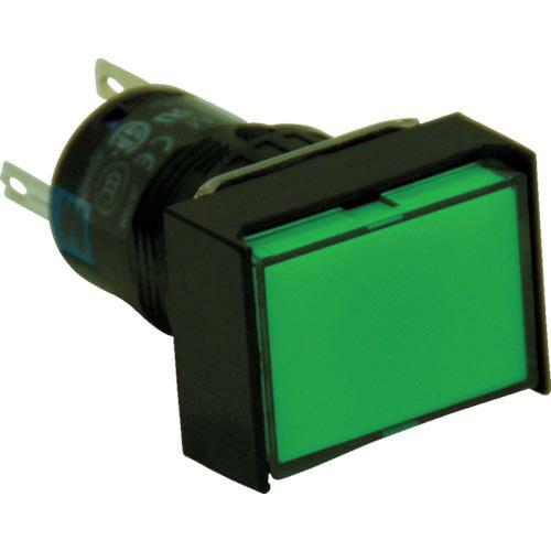 IDEC φ16長角形照光押しボタンスイッチ ( AL6H-M14G ) IDEC(株)
