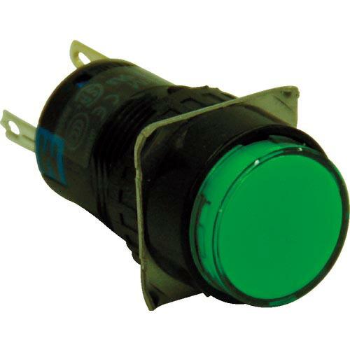 IDEC φ16丸形照光押しボタンスイッチ ( AL6M-M14G ) IDEC(株)