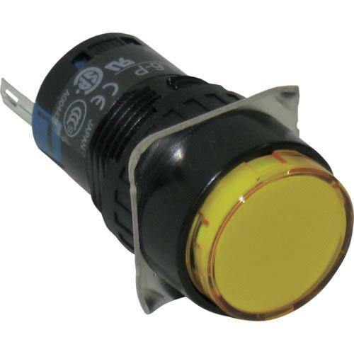 IDEC φ16丸形表示灯 ( AL6M-P4Y ) IDEC(株)