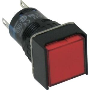 IDEC φ16正角形照光押しボタンスイッチ ( AL6Q-M14R ) IDEC(株)｜orangetool