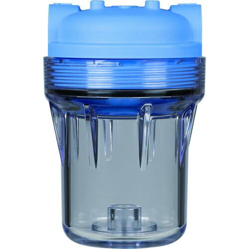 日本フイルター フィルターハウジング 「」 透明 125mm1本用 Oリング:EPDM ( NFH-...