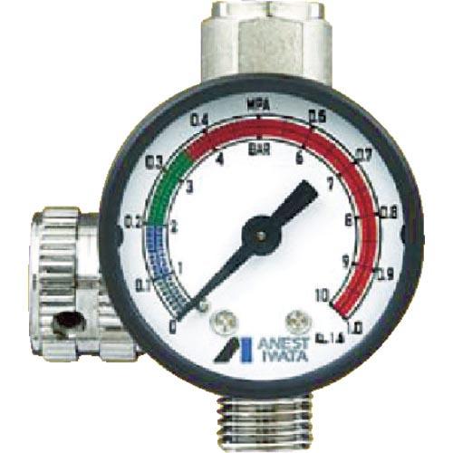 アネスト岩田 ストレートタイプ手元圧力計 ( AJR-02S-VG ) アネスト岩田(株)