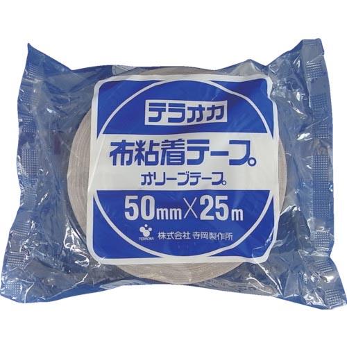 TERAOKA カラーオリーブテープ NO.145 茶 50mm×25M ( 145 BR-50X2...