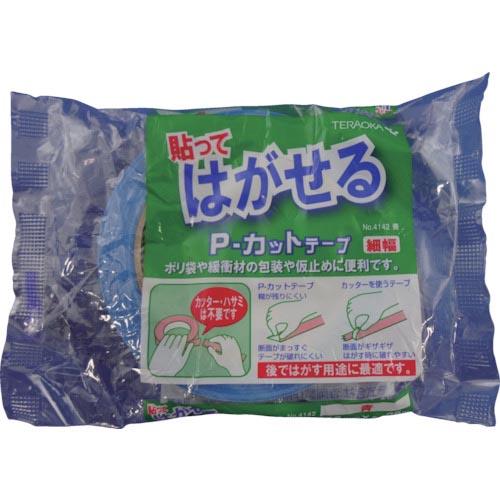 TERAOKA P-カットテープ NO.4142 青 18mmX25M ( 4142 B-18X25...