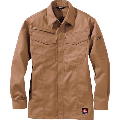 HOOH 難燃シャツ 4L キャメル  ( 4207-4L-74 )