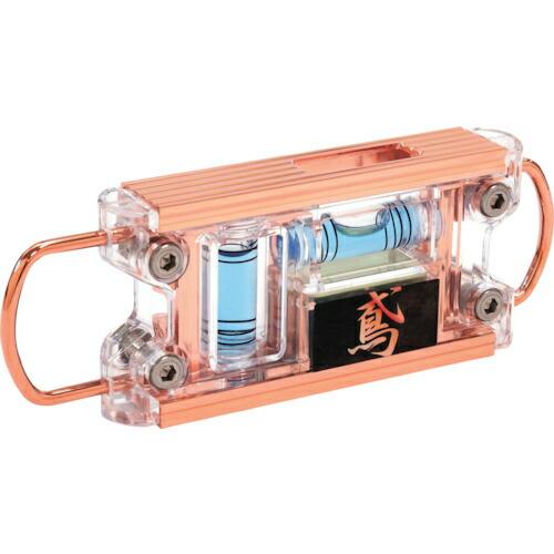 SK 水平器 鳶レベル2 ピンクゴールド ( ED-TB2PGBL ) 新潟精機(株)