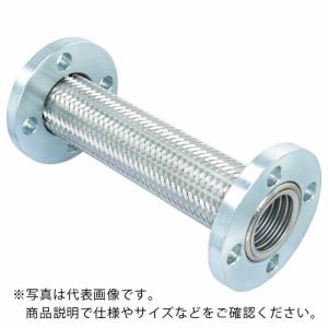 ZENSHIN フレキシブルメタルホース(非溶接・フランジ型) 呼び径25A(1インチ) ( Z-2000NW-25-500 ) ゼンシン(株)｜orangetool