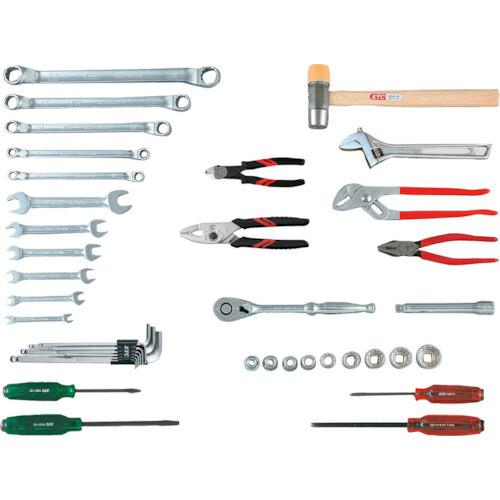 KTC 整備用工具セット(インダストリアルモデル) シルバー 間口440×奥行233×高さ230mm...