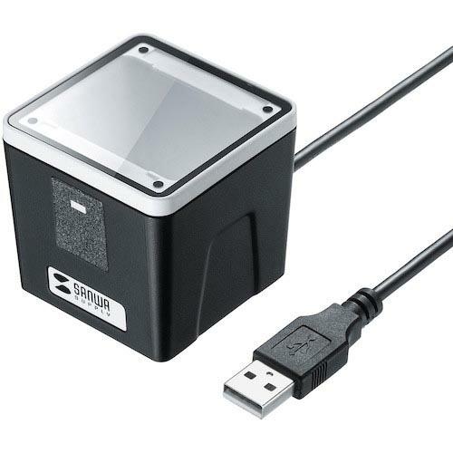 SANWA 2次元バーコードリーダー(1次元・2次元・1D・2D・QR・日本語QR・USB Type...