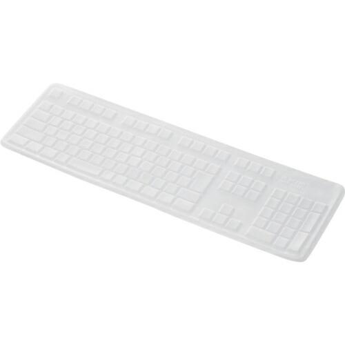 ELECOM キーボードカバー 抗菌 DELL USBキーボード KB-212-B(日本語) ( P...