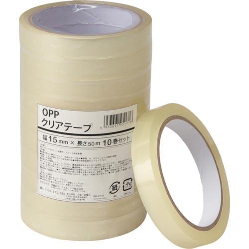 IRL OPPクリアテープ 15mm×50m 10巻セット  ( IRL-CT03 ) (20組セッ...
