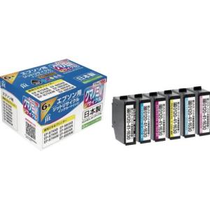 jit エプソン KUI-6CL-M対応 ジットリサイクルインク  6色入り(Mサイズ ブラックのみ増量) ( JIT-EKUI6PM ) ジット(株)｜orangetool
