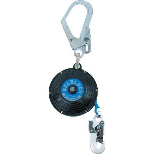 TSUYORON ベルト巻取式墜落防止器具 ベルブロック ショックアブソーバなし 5.7m 上部大径...