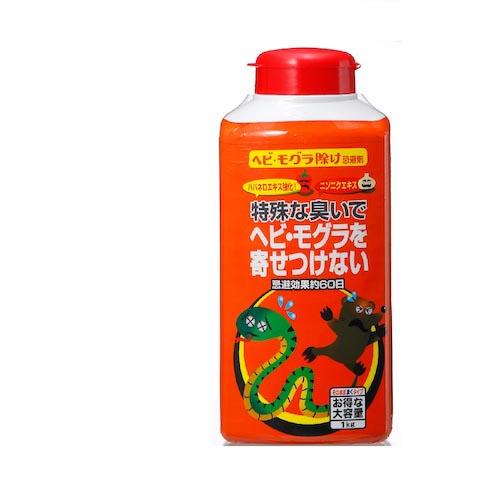 トヨチュー ヘビ・モグラ除け忌避剤1kg(粒タイプ) ( 357135 ) 中島商事(株)