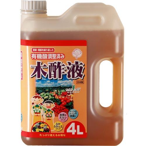 トヨチュー 有機酸調整済木酢液4L ( 296496 ) 中島商事(株)