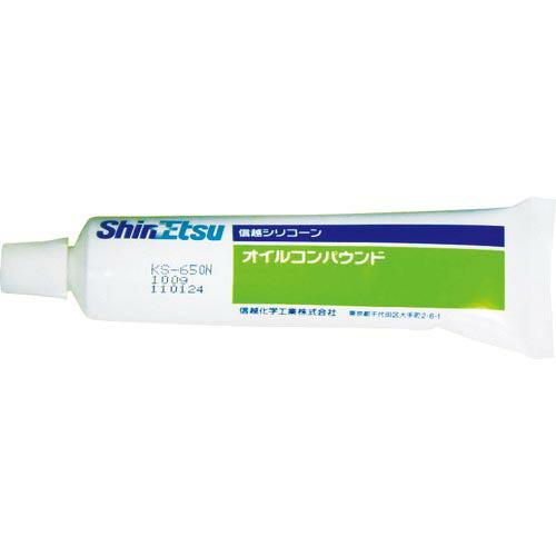 信越 シリコーンゴム用オイルコンパウンド 100g ( KS650N-100 ) 信越化学工業(株)
