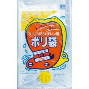 積水 120型ポリ袋 透明 #120 (1袋(PK)=10枚入) ( N-9794 120ガタペール10マイイリ )｜orangetool