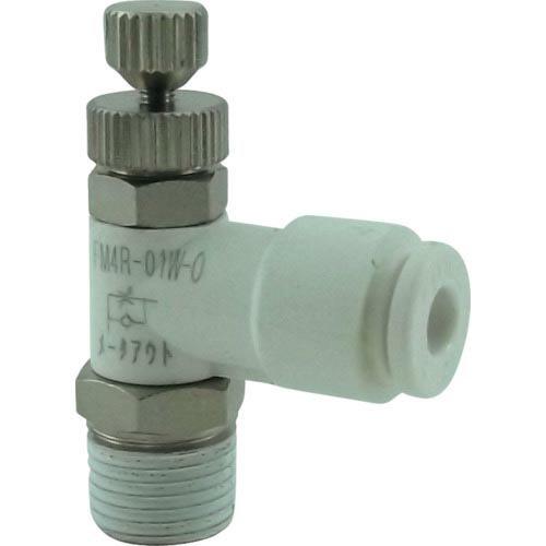 チヨダ ファイブミニスピードコントローラα 白 メーターアウト4mm・R1/8 ( FM4R-01W...