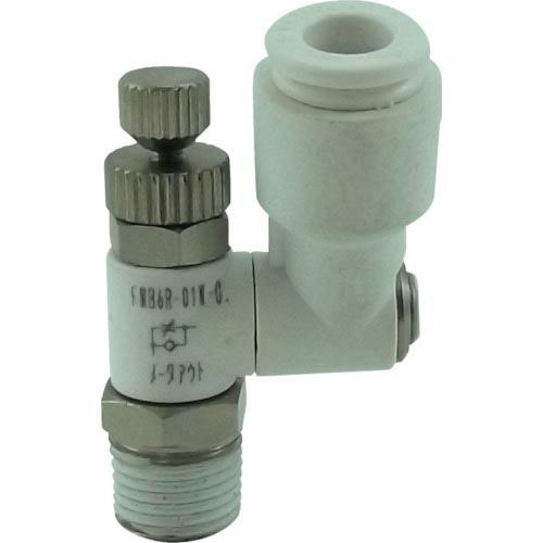 チヨダ ファイブミニスピードコントローラβ白メーターアウト6mm・R1/8 ( FMB6R-01W-...