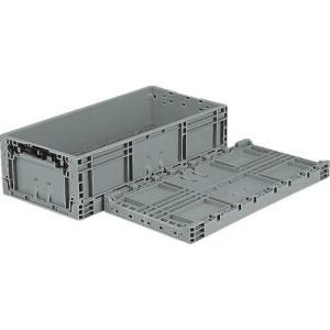 サンコー TP規格折りたたみコンテナー 556610 TPO-362 34.6L ライトグレー ( SK-TPO362-GLL ) 三甲(株)｜orangetool