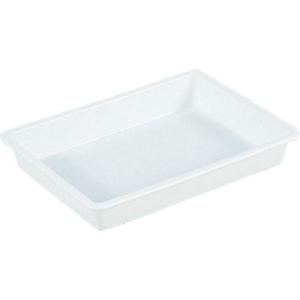 サンコー プラスチックトレー 200810 サンバット1号(抗菌タイプ)ホワイト ( SKVAT-1KOKIN-WH ) 三甲(株)｜orangetool