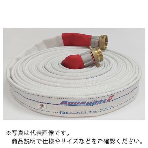 IWA 散水/消防用 1.3MPa ホース ゴルフ (内面ゴム引き)黄銅製ANSI式金具付(アルミ加...