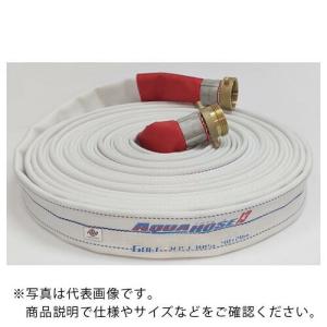 IWA 散水/消防用 1.3MPa ホース ゴルフ (内面ゴム引き)黄銅製ANSI式金具付(アルミ加締) ( 01GLF6520AN-K ) (株)岩崎製作所 (メーカー取寄)｜orangetool