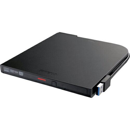 BUFFALO USB3.2(Gen1)ポータブルDVDドライブ Type-Cケーブル/再生・書込み...