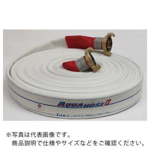 IWA 散水/消防用 1.3MPa ホース ゴルフ (内面ゴム引き)黄銅製中島式金具付(アルミ加締) ( 01GLF4005NJ-K ) (株)岩崎製作所 (メーカー取寄)｜orangetool