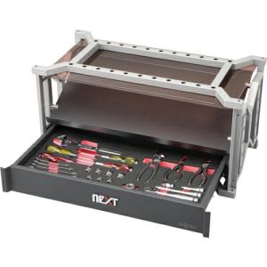 nepros 整備用工具セット neXT ツールセット(27点) ケース間口720×奥行375×高さ360mm ( NTX1WB27A ) 京都機械工具(株) (メーカー取寄)｜orangetool