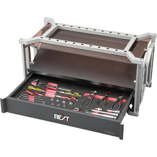 nepros 整備用工具セット neXT ツールセット(27点) ケース間口720×奥行375×高さ...
