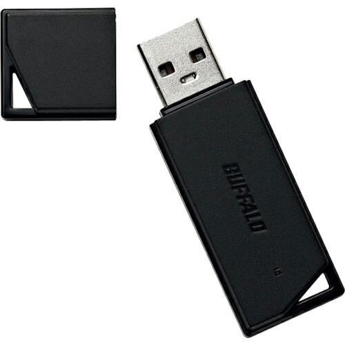 BAFFALO USB2.0 どっちもUSBメモリー 64GB ブラック ( RUF2-KR64GA...