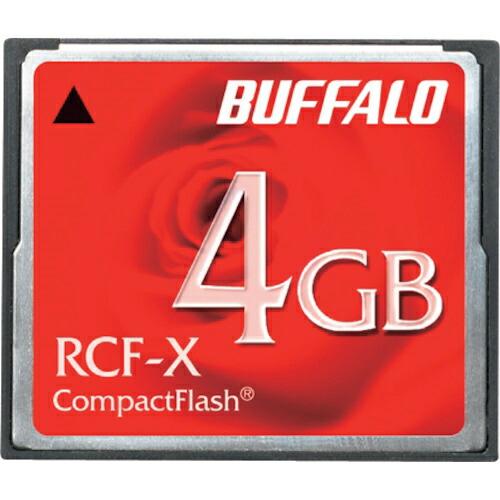 BAFFALO コンパクトフラッシュ ハイコストパフォーマンスモデル 4GB ( RCF-X4G )
