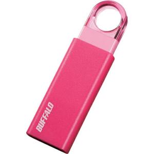BAFFALO オートリターン機構搭載 ノックスライド USB3.1(Gen1)/USB3.0対応 USBメモリー 32GB ピンク ( RUF3-KS32GA-PK ) (株)バッファロー｜orangetool