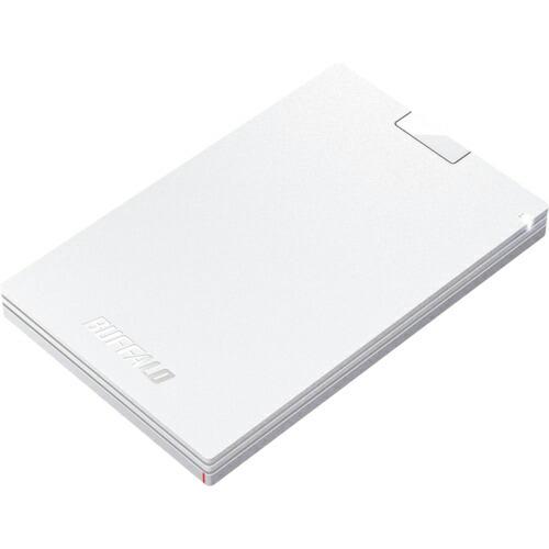 BAFFALO USB3.2(Gen1) ポータブルSSD Type-A 1.0TB ホワイト ( ...