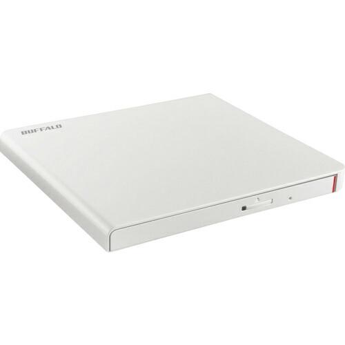 BUFFALO USB2.0対応 ポータブルDVDドライブ 書込ソフト添付 ホワイト ( DVSM-...