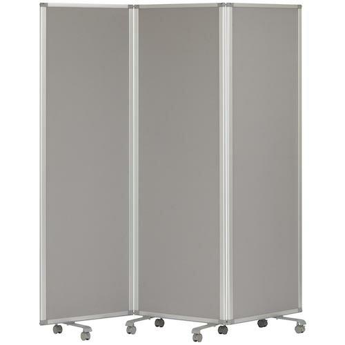 COMAI 3連スクリーンクロスグレー スチール脚タイプ W1800 × H1800 ( TP3-1...