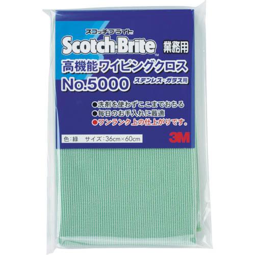 3M 高機能ワイピングクロス NO.5000 緑 360X600mm ( WC5000 GRE 36...