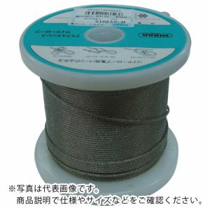 ニッサチェイン ステンレスワイヤーロープ 2.5mm×100m ( TSY-25-100 ) (株)ニッサチェイン｜orangetool