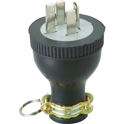 明工 ゴムプラグ接地3P ( MP2537 ) (株)明工社