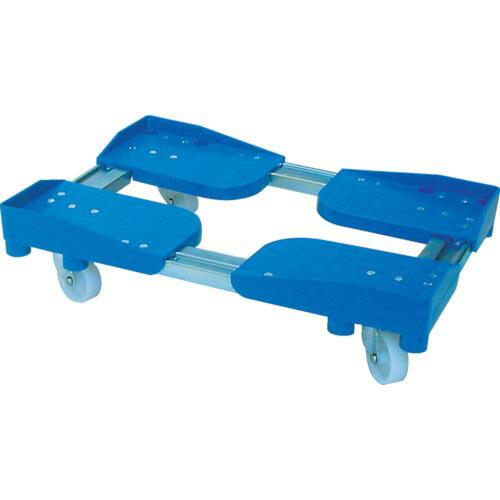 ルート コンテナ台車(伸縮式) ルートボーイ302PP型(樹脂仕様) 最大:幅630×長さ830 質...