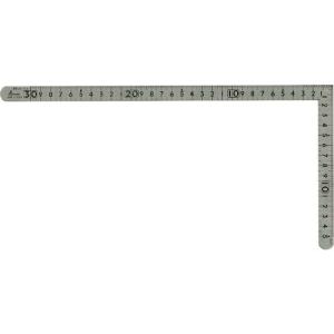 シンワ 曲尺小型 平ステン30cm×15cm 表裏同目 ( 12325 ) シンワ測定(株)｜orangetool