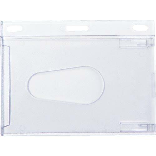 OP 名札用ケース ハードタイプ ヨコID 10枚 ( NB-43 ) オープン工業(株)