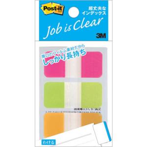 3M ふせん ポスト・イット ジョーブ 超丈夫なインデックス 40×18mm 30枚 3色混色 ( 686S-2 ) スリーエム ジャパン(株)文具・オフィス事業部｜orangetool