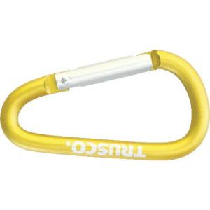 TRUSCO まとめ買い カラビナ 線径5mmX50mm D型 ゴールド100個 ( TKN550GOBOX ) トラスコ中山(株)｜orangetool